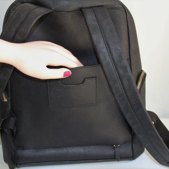 Henri Bendel Saffiano Leather Large Backpack - Picture 4 of 12